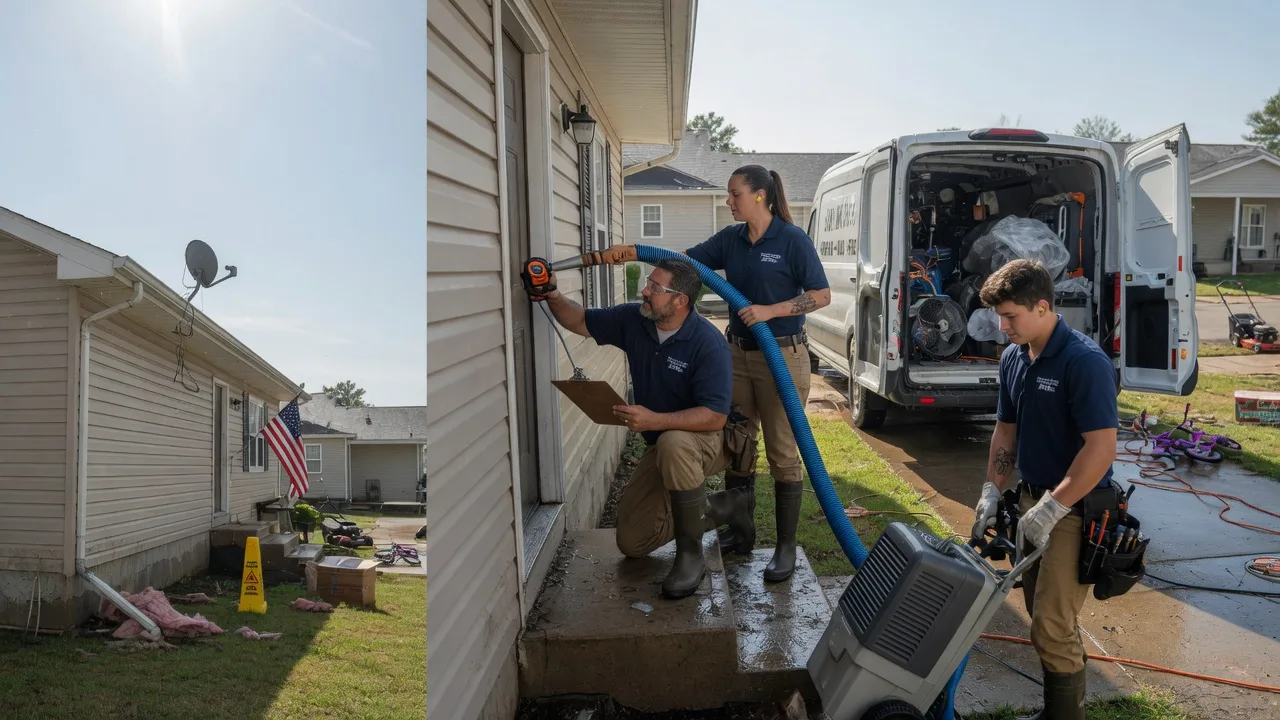 Ceiling Water Damage Restoration in Van Wert, IA near me